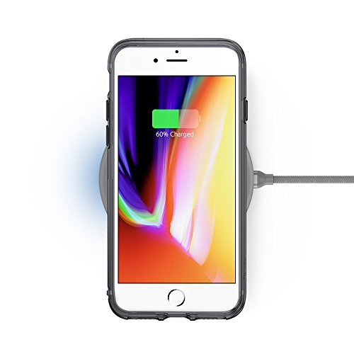 Funda iPhone 7 Plus   iPhone 8 Plus  Ringke  FUSION  Crystal Clear Volver PC TPU de parachoques  gota de Protecci  n   Choque tecnolog  a de la absorci  n  Criado biseles de la cubierta protectora Para Apple iPhone 7 Plus 2016 - Smoke Black