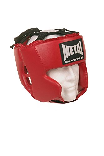 Metal Boxe MB117 - Casco de boxeo, color rojo - rojo, tamaño Adulto