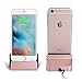 Produktbild Keason Hervorragend Dock Ladegerät Micro USB Kabel Dock Stand Lade USB Power Dock Ladegerät für SE 5 5S 5C 6 6S 7 Plus Sync Daten, Rotgold