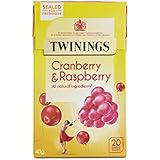 Twinings Cranberry & Raspberry, 40G (20 Tea Bags)