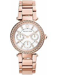 Michael Kors MK5616 - Reloj de cuarzo con correa de acero inoxidable para mujer, color rosa