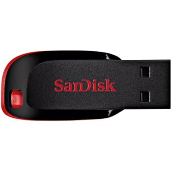 SanDisk Cruzer Blade 32GB USB-Stick schwarz / rot [Amazon Frustfreie Verpackung]