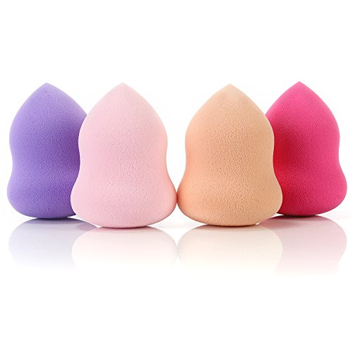 Neverland 4pcs Fashion Professional Makeup Sponge Blender Foundation Puff Flawless Powder