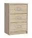 Produktbild Nachtkommode sonoma eiche beige Nachttisch Nachtkonsole Nachtkästchen Abladetisch Kinderzimmer Jugendzimmerkommode Nachtschrank