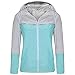 Price comparison product image Easong Women's Hoodies Basic Lightweight Pullover Hoodie Sweatshirt for Women Long Sleeve Zipper Splice Color Hooded Sport Coat Women's Jacket Blue