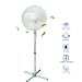 Produktbild Standventilator Winnes Ventilator 50W Windmaschine Windgeschwindigkeit mit drei Geschwindigkeiten Turmventilator Bodenventilator Anpassung an Unterschiedliche Höhen Stand Fan