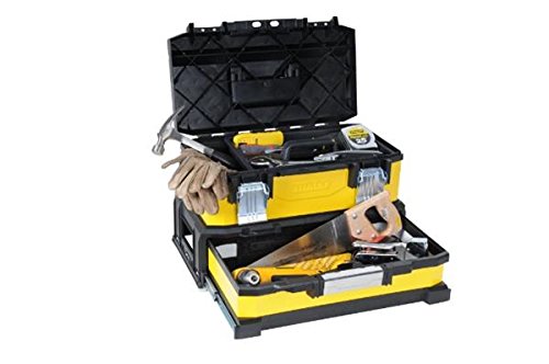 Stanley 20″ Werkzeugbox Metall-Kunststoff mit integrierter Schublade – 1-95-829 – ohne Werkzeug - 3