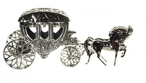 Hochzeit Mini Kutsche zum Öffnen und Befüllen Geldgeschenk Figur Feier