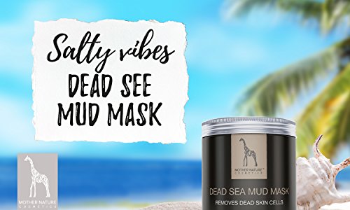 Totes Meer Schlamm Gesichtsmaske – Mother Nature® || Pflege für trockene und unreine Haut || Reinigung bei Pickel – Mitesser – Akne || Anti-Aging Maske || 250 g - 4