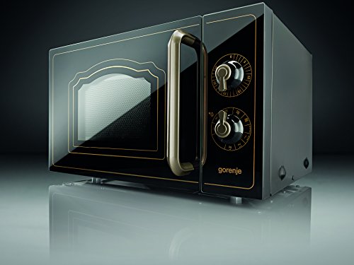 Gorenje MO 4250 CLB Stand-Mikrowelle mit Grillfunktion / 700 W / Garraum 20 L / matt-schwarz / Classico Collection - 2