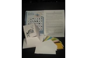 JACKDAW EXPRESS Iris Folding Card Kit - Snail - Complete Kit to Make 6 Cards measuring 6" x 4"