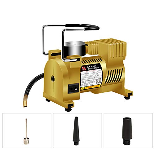 Preisvergleich Produktbild FAINT Autoluftpumpe 12V Reifenpumpe 6 Auspufföffnungen Schnellkühlende aufblasbare Metallschnittstellenpumpe