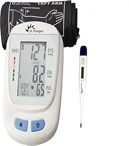 Dr. Morepen BP 09 Blood Pressure Monitor With MT 111 Thermometer Health Care Appliance Combo