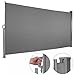 Produktbild Seitenmarkise Sichtschutz Sonnenschutz Seitenrollo Markise Balkon Terrasse Vollkassette 200 x 300 cm Anthrazit