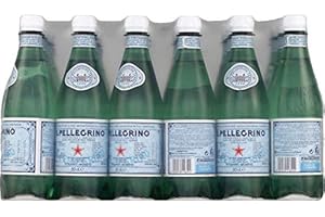 San Pellegrino Eau minérale naturelle gazeuse - Les 24 bouteilles de 50cl