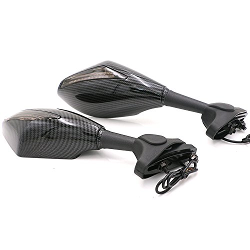 Motorrad Spiegel integrierter Turn Signal Spiegel Seite Rückspiegel Rückseite LED für Honda CBR 600 F4i 929 954 RR F1 F2 Hurricane - 4