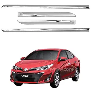 Wheelcore Side Beading/Cladding Chrome Suitable for Toyota Yaris (2018 to Present) (Set of 4pcs)