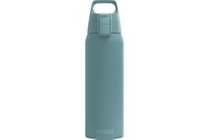 SIGG - Isolerad vattenflaska - Shield Therm One - Lämplig för kolsyrade drycker - Läckagesäker - Diskmaskinssäker - BPA-fri - 90% återvunnet rostfritt stål - 0,5 l/0,75 l/1 l