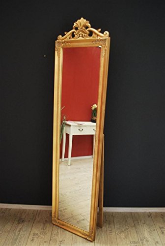 Livitat LV8753-G antik barock Ankleide-/Standspiegel Landhaus, 180 cm, gold - 2