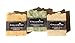 Selection Pack of Collumino Luxury Scented Herbal Spa Soaps Cake Soap Bars with Pure Essential Oils 3 x 100g - Jasmine Rice - Lemongrass - Green Seaweed