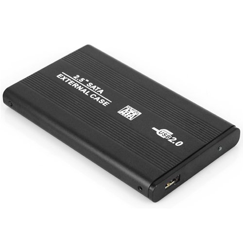 DIGIFLEX HDD Festplattengehäuse mit 2.5 Zoll SATA auf USB Adapter für Laptop & PC