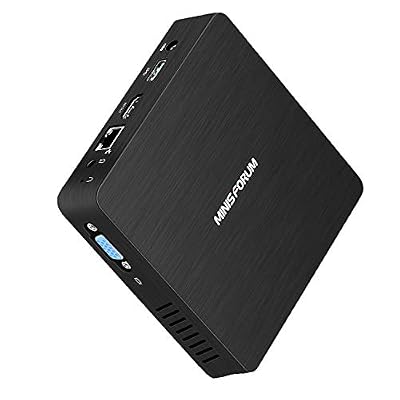KODLIX Mini PC, Processeur Intel x5-Z8350 4K HD Graphiques Mini-ordinateur Sans Ventilateur, 4Go / 64Go/Windows 10 64-bit/ BT 4.0 / double bande WiFi/ 1000M LAN avec port HDMI / VGA