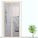 Produktbild ScreenDoor Magnetischer fliegenvorhang Hart und haltbar Magnet fliegengitter tür insektenschutz Dichtung von Oben nach unten Hände frei Für glastür,Schiebetür,Küchentür-C 35x79inch(90x200cm)