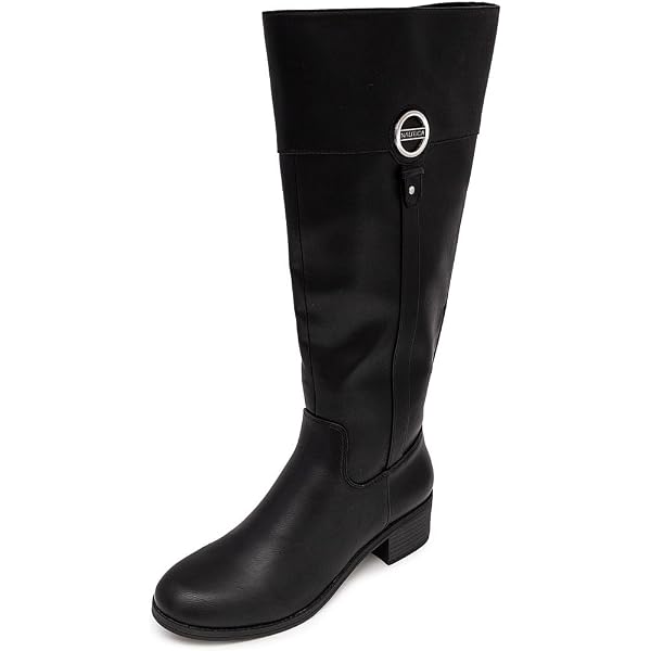 Rialto Women's Farewell Knee High Boot - Buckle Accents, Scrunch Upper, Full Zipper, Comfortable - View #4