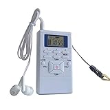 ★La tecnología DSP utiliza una pequeña radio con un potente procesamiento de datos y un funcionamiento de alta velocidad, por lo que este producto es una señal de estabilidad y una gran recepción. Radio nueva y mejorada, convertidor de 16 bits incorporado sin perder la transmisión de audio, usando estéreo, puede disfrutar de una alta calidad de sonido.