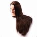 Hairdressing Training Heads 100% Synthetic Fiber Hair Mannequin Styling Dolls Head (Table Clamp Holder Included) ESC1018P