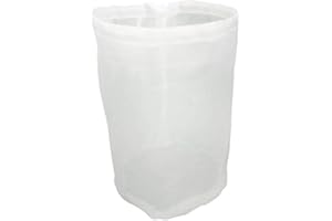 FANCYLAND Bolsa de tamiz de malla fina de nailon reutilizable, bolsa de filtro de vino para cerveza, bolsas filtrantes para colador de alimentos para leche de frutos secos