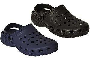 PALGRAVE LTD Adults surf Clogs Beach Sandals, Garden Shoes, Shower Mules Choice of Colour and Size