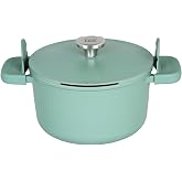 Berghoff LEO PHANTOM KAPAKLI YAPIŞMAZ DERİN TENCERE 24 CM FOREST GREEN