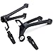 Rider Rear Passenger Footrests Foot Pegs Motor Foot Rests 2PCS Fit For Suzuki GSX-R 600/750 2008 2009 2010