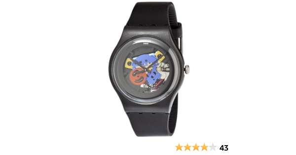 Swatch Unisex-Armbanduhr Analog SUOB101 : Amazon.de: Uhren
