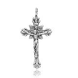 Ananth Jewels Christian Cross 925 BIS Hallmark Silver Locket For Men and Women Boys Girls