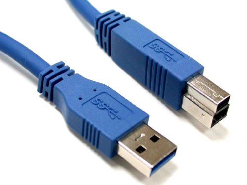 MHP ® USB3 2m A bis B blau, HDD und Druckerkabel