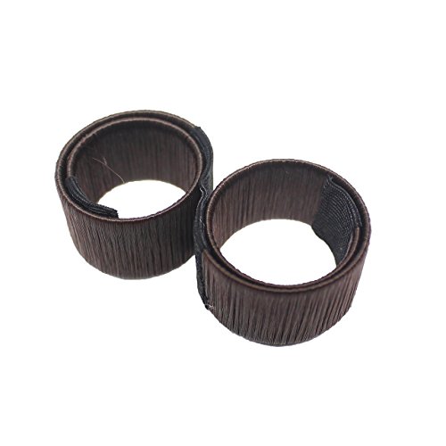 ColdDesire 2er Pack Haar Styling Donut Hair Bun Maker für Damen Fashion / Perfekt für langes und dickes Haar geeignet