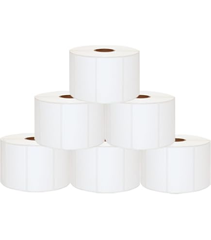 10 Rouleaux D'étiquettes Thermiques 100x50 Mm - 1000 étiquettes Par Rouleau - Compatible Zebra, Citizen, Sato, Honeywell Et Autres - 5