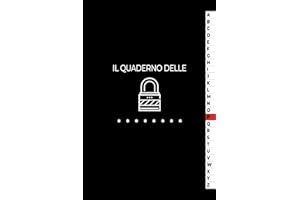 Quaderno delle Password: Diario con Elenco Alfabetico per Non Dimenticare e Organizzare al Meglio Le Tue Password | 300 Schede, Fino A 900 Password | Formato A5