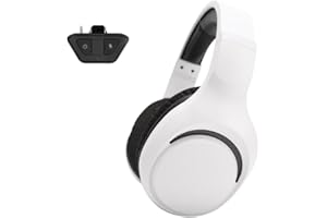 HUHD 2.4&Bluetooth Wireless Gaming Headset for Xbox one,Xbox Series X/S, Wireless Gaming Headphones with mirophone for PS5,PC,Switch,Phone,Bass Boost,Led lighting (HUHD-BW5HA5)