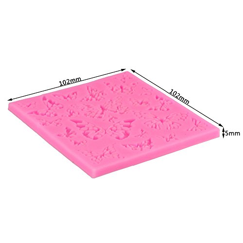 DIY Blume Schmetterling Silikon Spitze Matte Fondant Silikon Formen - 5