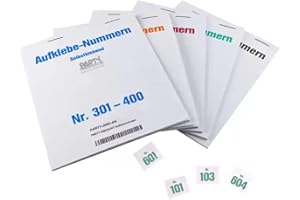 ‎PARTY DISCOUNT PARTY DISCOUNT Gewinn-Aufklebenummern, selbstklebend, Nummer 1-100