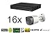 Produktbild 1080p HDCVI 16 Kanal Videoüberwachung Set mit 16 außen/innen Überwachungskameras mit Nachsicht in Full HD Qualität!