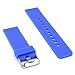 Produktbild Woodln Silikon Smart Watch Strap Zubehör Uhrenarmband Armband für Pebble Time / Pebble Time Steel / Motorola 360 2nd Gen / Samsung Gear 2 R380 R381 R382 / LG G Watch W100 / LG G Watch R W110 / LG Watch Urbane W150 / Asus ZenWatch / Asus Vivowatch (Light Blue)