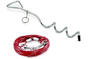 ZD TRADING ANLEGESPIRALE ANLEGEPFLOCK LAUFLEINE ERDANKER BODENANKER HUNDELEINE SPIRALE