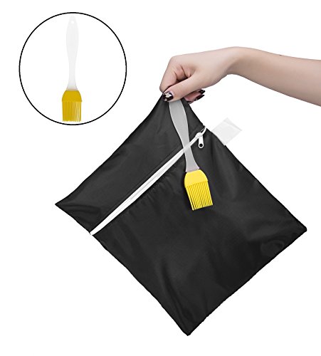 Grillabdeckung Gasgrill,Grillhaube,Abdeckhaube Gasgrill,Grillabdeckung Schutzhülle,Grill Abdeckhaube,Barbecue-Abdeckung,Grill-Abdeckung mit Silikon-Grillpinsel / BBQ Basting Brush.Equipped mit einem Reißverschluss-Aufbewahrungsbeutel. TEPSMIGO - 7