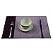 Produktbild Butterme Elegante PVC Isolierung, Platzsets,Tischset ,Platzdecken ,Untersetzer,17.7''x11.8'',4er Set