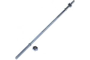 FITNESS DISCOUNT Bilanciere Acciaio Cromato Lunghezza 150 cm Diametro 25 mm a Vite