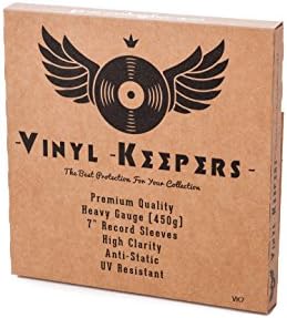200 x 7" Anti Static 450g Vinyl Keepers Polythene Record Sleeves